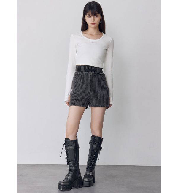 MURUA「HOTFIXロゴテレコトップス」|Tシャツ・カットソー|