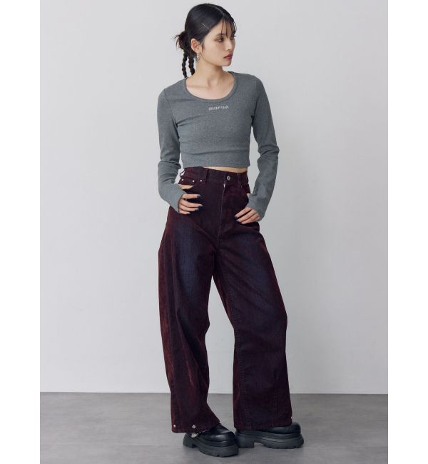 MURUA「HOTFIXロゴテレコトップス」|Tシャツ・カットソー|