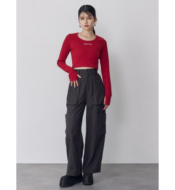 MURUA「HOTFIXロゴテレコトップス」|Tシャツ・カットソー|