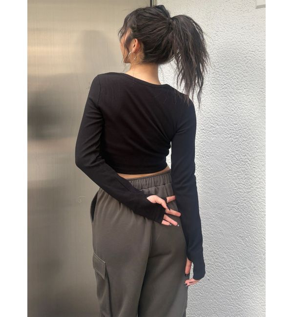 MURUA「HOTFIXロゴテレコトップス」|Tシャツ・カットソー|