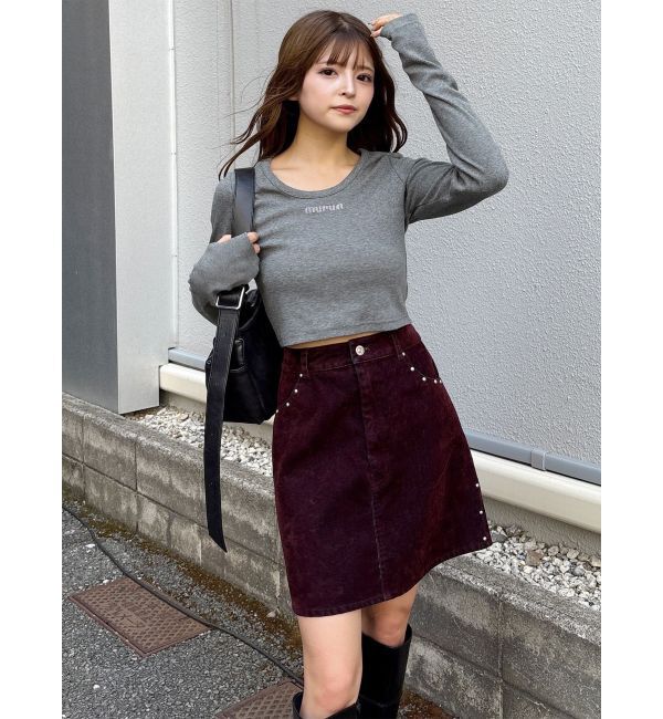 MURUA「HOTFIXロゴテレコトップス」|Tシャツ・カットソー|