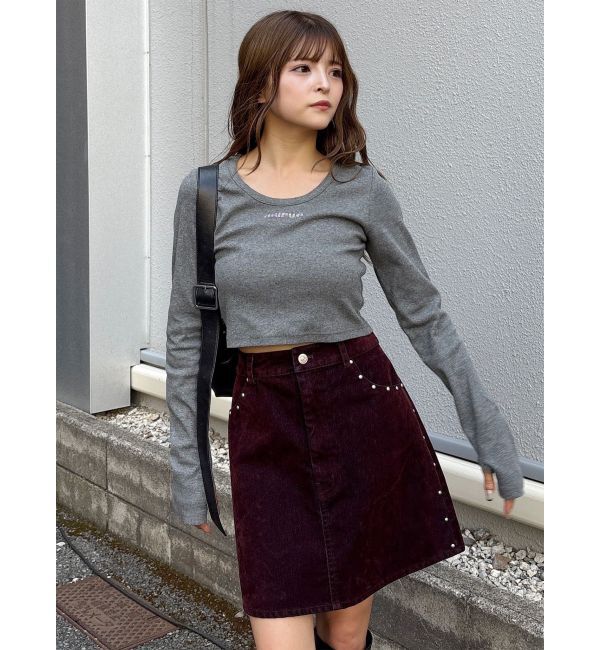 MURUA「HOTFIXロゴテレコトップス」|Tシャツ・カットソー|