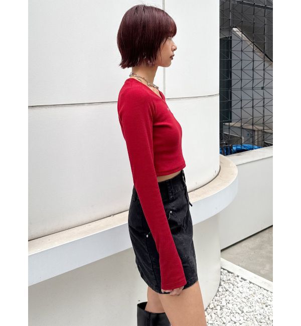 MURUA「HOTFIXロゴテレコトップス」|Tシャツ・カットソー|