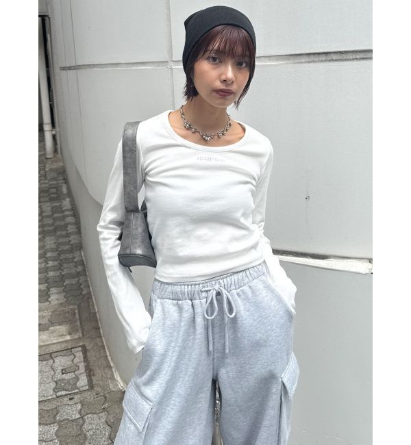 MURUA「HOTFIXロゴテレコトップス」|Tシャツ・カットソー|