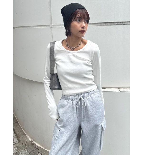 MURUA「HOTFIXロゴテレコトップス」|Tシャツ・カットソー|