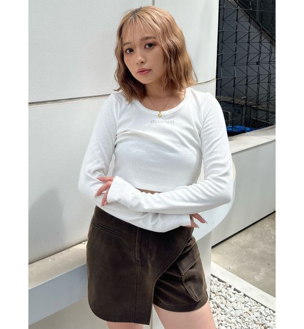 MURUA「HOTFIXロゴテレコトップス」|Tシャツ・カットソー|