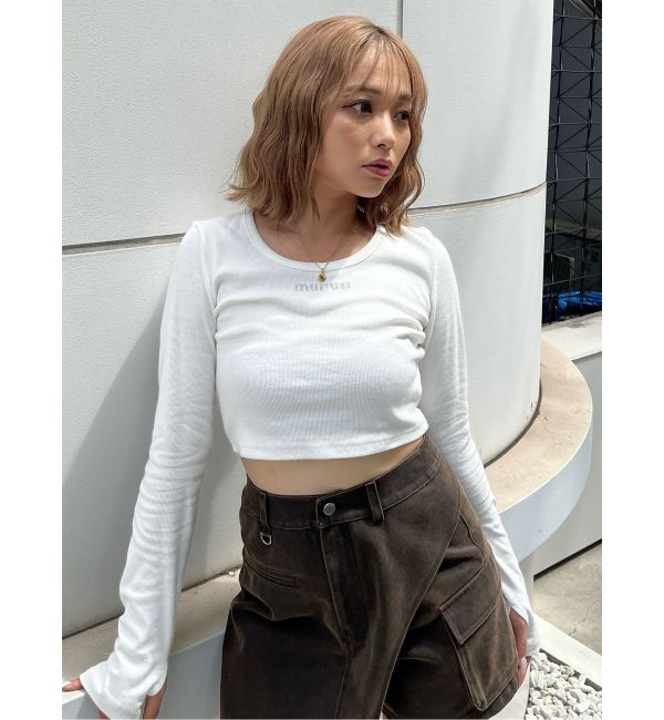 MURUA「HOTFIXロゴテレコトップス」|Tシャツ・カットソー|