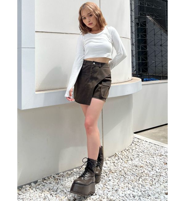 MURUA「HOTFIXロゴテレコトップス」|Tシャツ・カットソー|