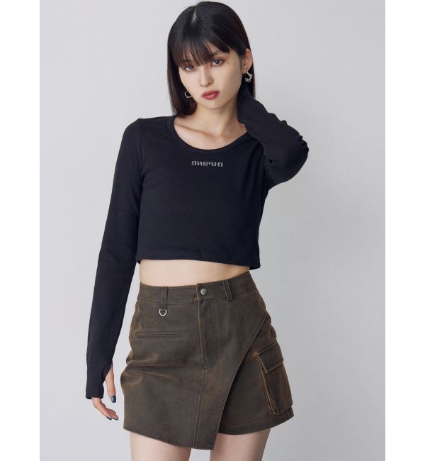 MURUA「HOTFIXロゴテレコトップス」|Tシャツ・カットソー|