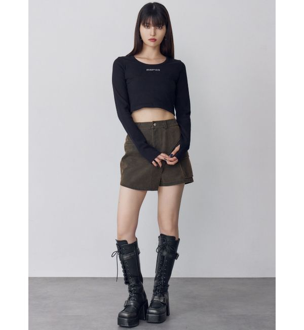 MURUA「HOTFIXロゴテレコトップス」|Tシャツ・カットソー|