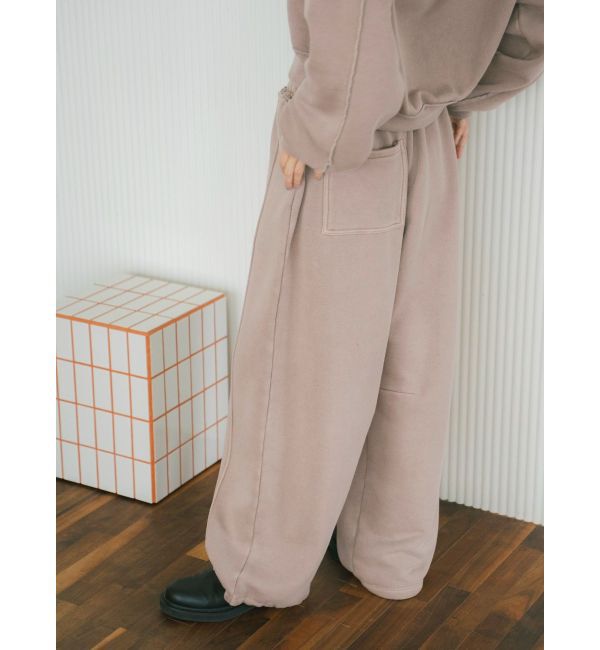 Ungrid「ピグメントスウェットルーズパンツ」|その他|