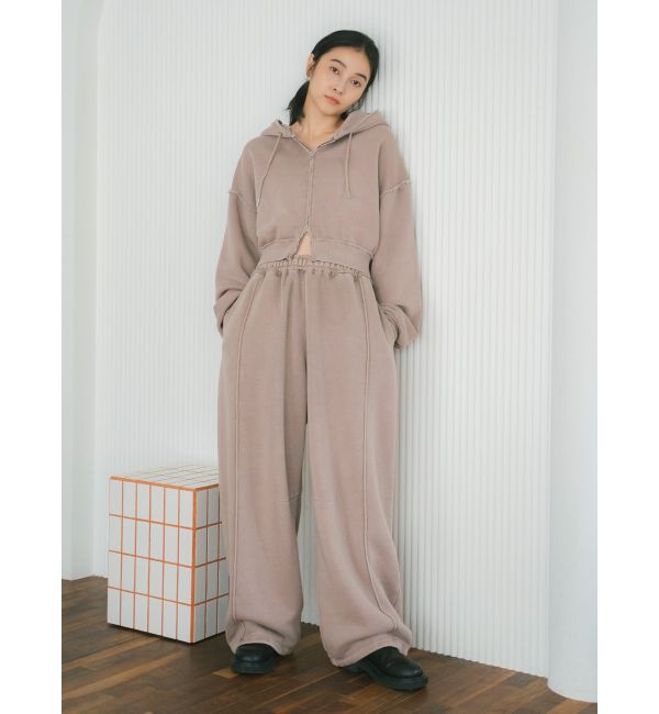 Ungrid「ピグメントスウェットルーズパンツ」|その他|