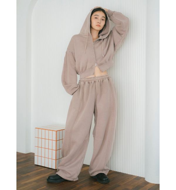 Ungrid「ピグメントスウェットルーズパンツ」|その他|