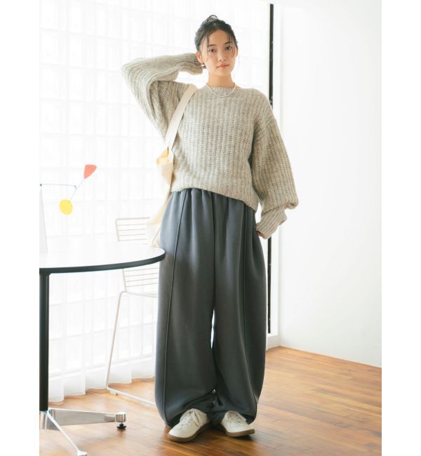 Ungrid「ピグメントスウェットルーズパンツ」|その他|