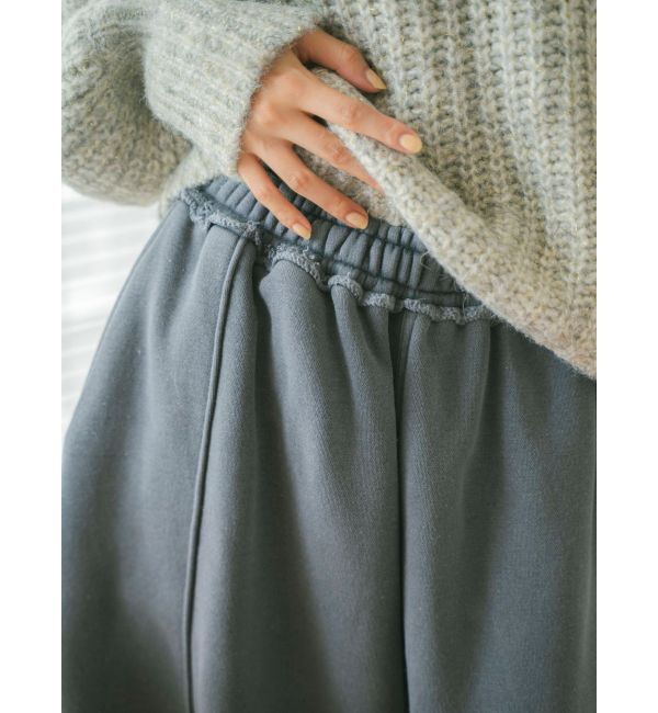 Ungrid「ピグメントスウェットルーズパンツ」|その他|