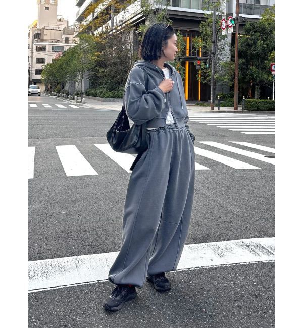 Ungrid「ピグメントスウェットルーズパンツ」|その他|