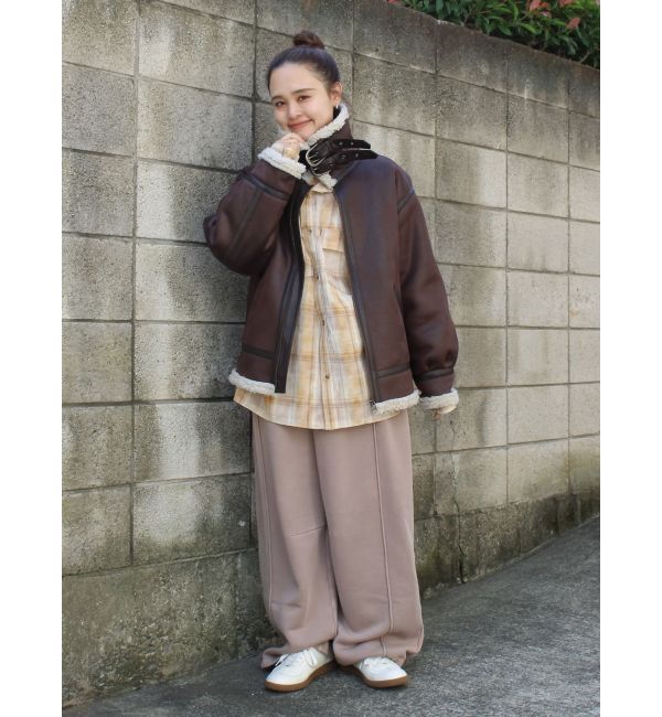 Ungrid「ピグメントスウェットルーズパンツ」|その他|