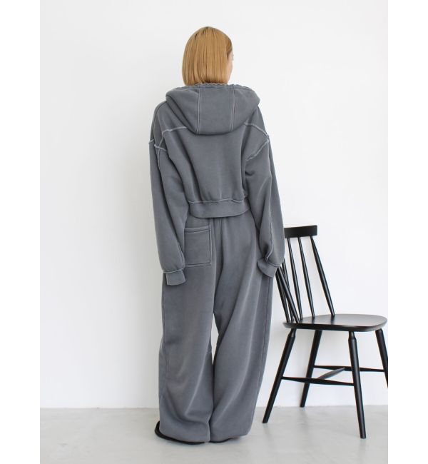 Ungrid「ピグメントスウェットルーズパンツ」|その他|