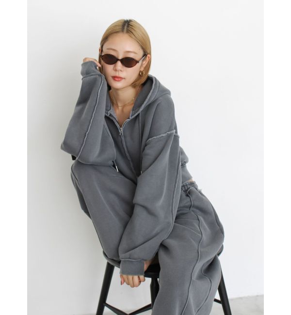 Ungrid「ピグメントスウェットルーズパンツ」|その他|