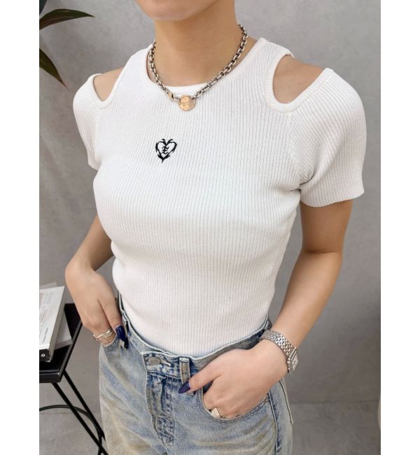 EVRIS「オープンショルダーニット」|ニット・セーター|