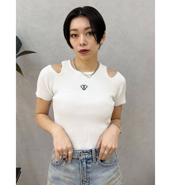 EVRIS「オープンショルダーニット」|ニット・セーター|