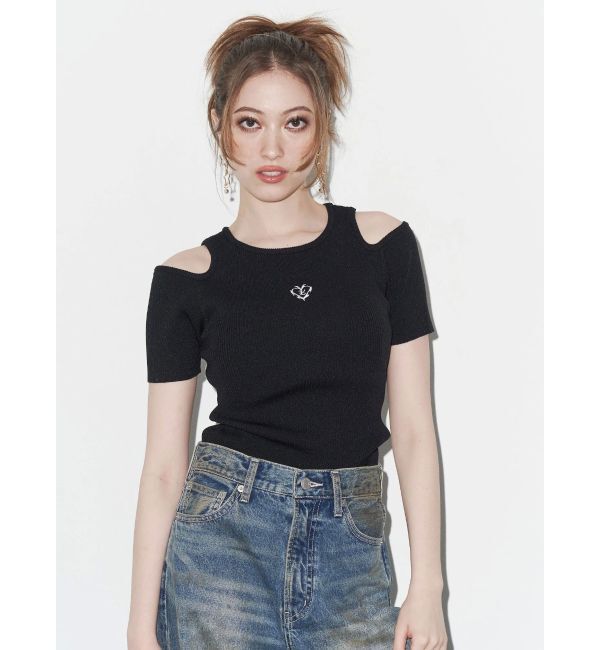 EVRIS「オープンショルダーニット」|ニット・セーター|