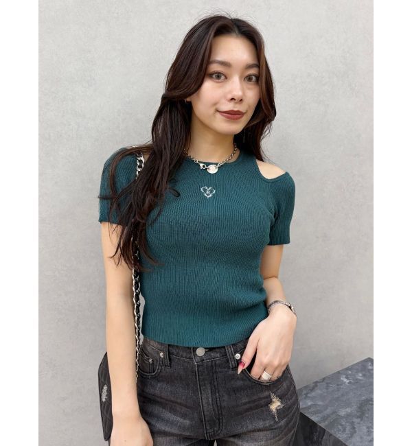 EVRIS「オープンショルダーニット」|ニット・セーター|