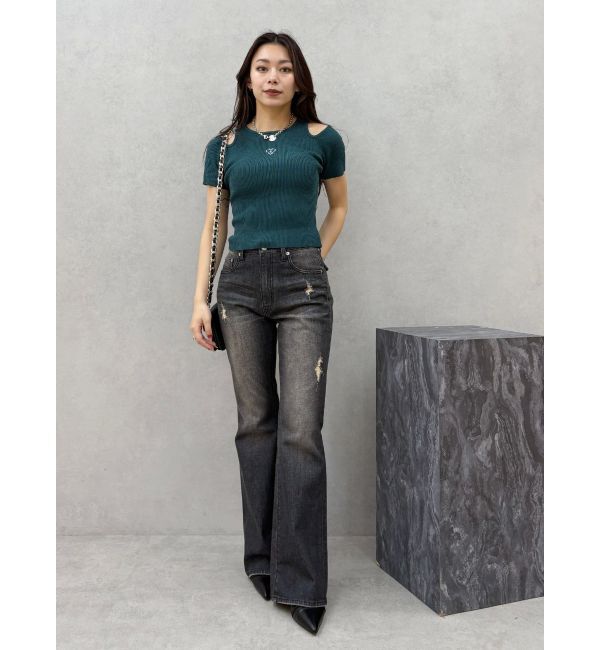 EVRIS「オープンショルダーニット」|ニット・セーター|