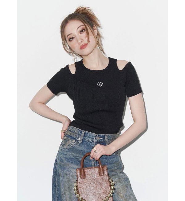 EVRIS「オープンショルダーニット」|ニット・セーター|