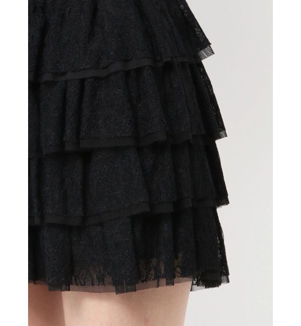 GYDA「Mix material フリルデザインショートパンツ」|その他|