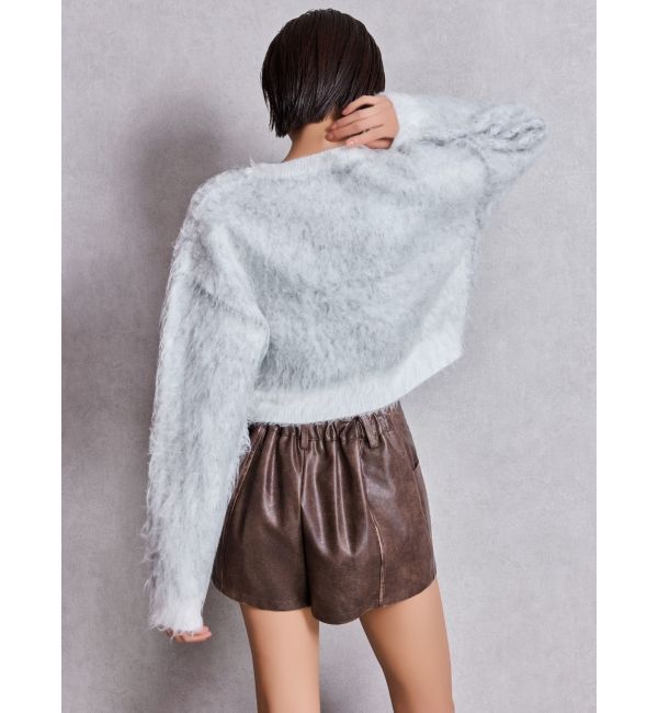 GYDA「フェイクレザーレイヤーショートパンツ」|その他|