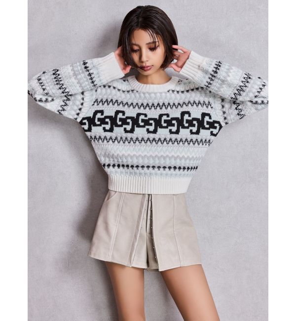 GYDA「フェイクレザーレイヤーショートパンツ」|その他|