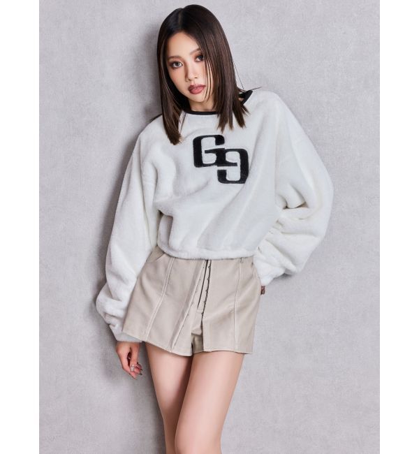 GYDA「フェイクレザーレイヤーショートパンツ」|その他|