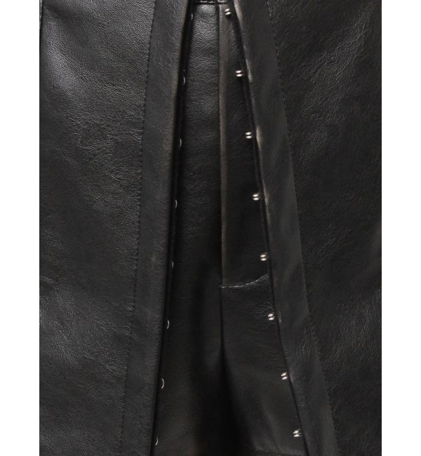 GYDA「フェイクレザーレイヤーショートパンツ」|その他|