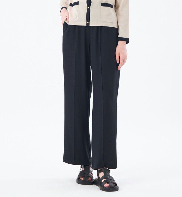 MACKINTOSH PHILOSOPHY「【Alby Easy Pants Wide（アルビー　イージーパンツ ワイド）】バックサテン」|その他|