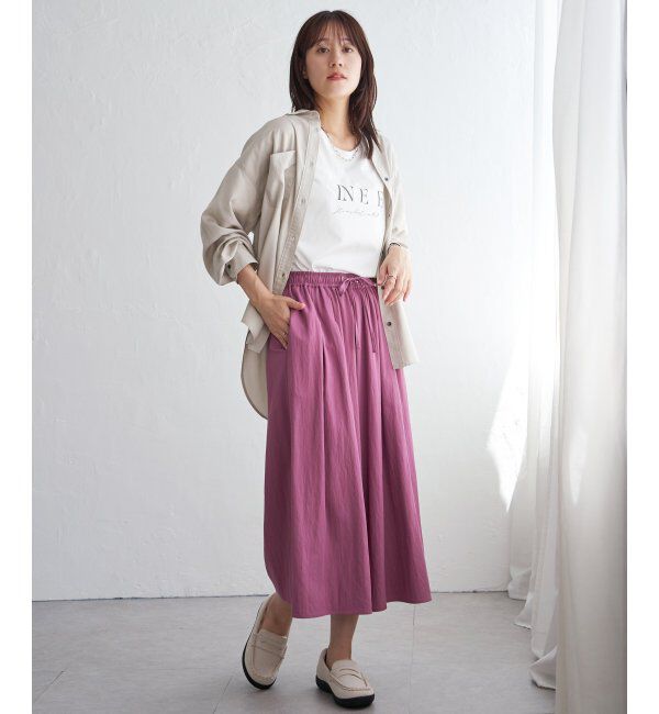 ikka「セルロース／デニムポケ付きシャツ」|シャツ・ブラウス|