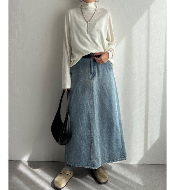 Lbc with Life「14Gスリットタートルニット」|カーディガン|