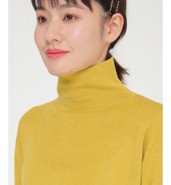 Lbc with Life「14Gスリットタートルニット」|カーディガン|