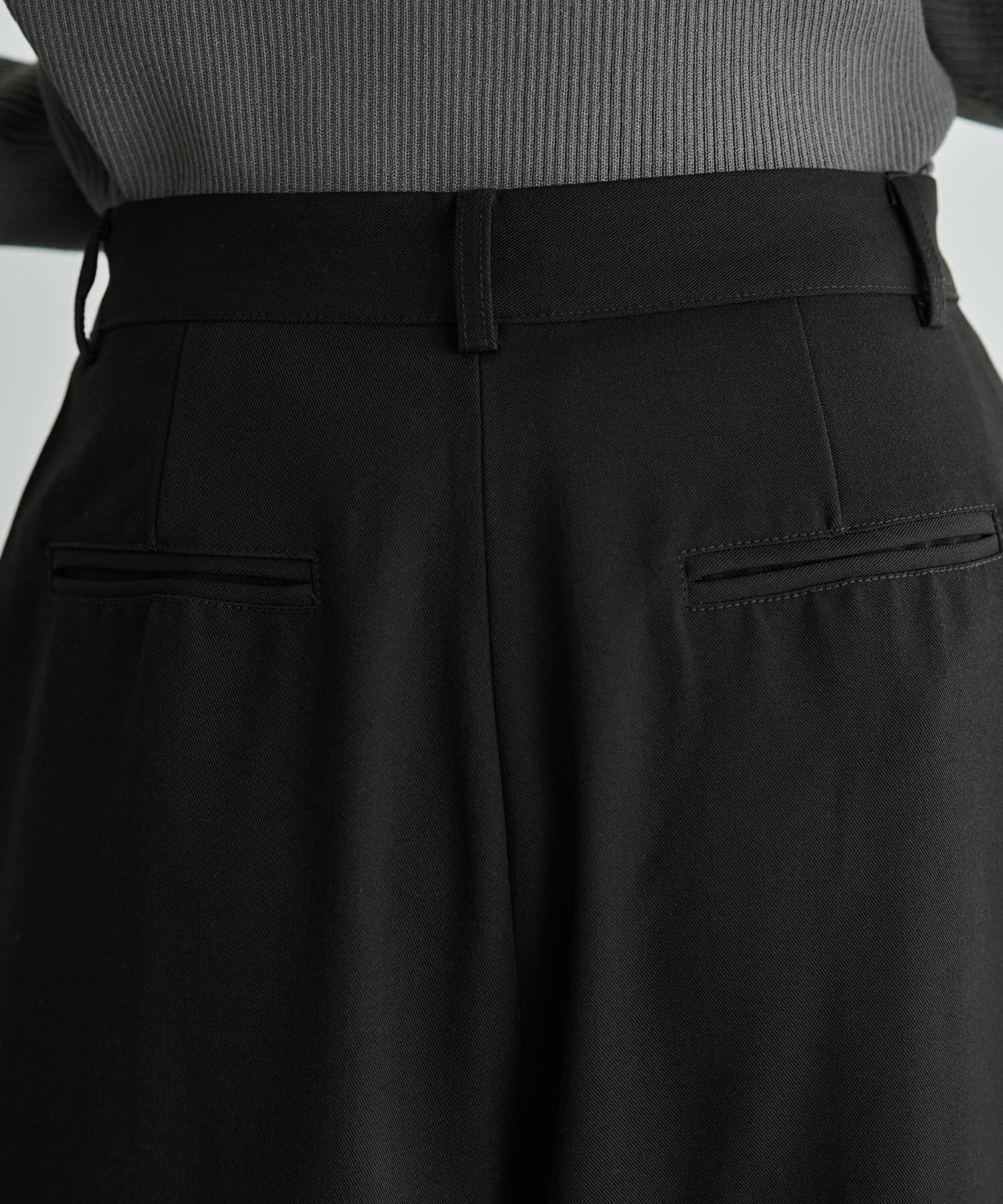 STYLE DELI「２タック幅広ブラックワイドパンツ」|その他|