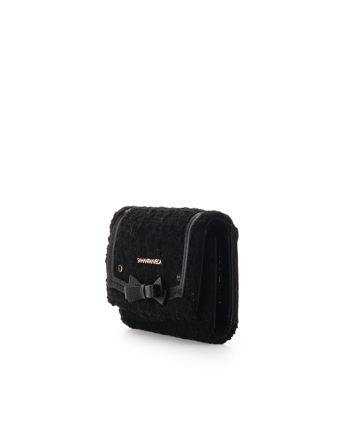 Samantha Vega「ソリッドリボンツイードキーケース」|キーケース|