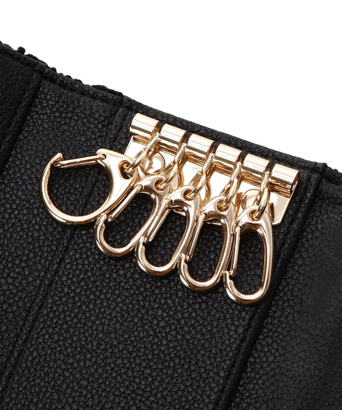 Samantha Vega「ソリッドリボンツイードキーケース」|キーケース|