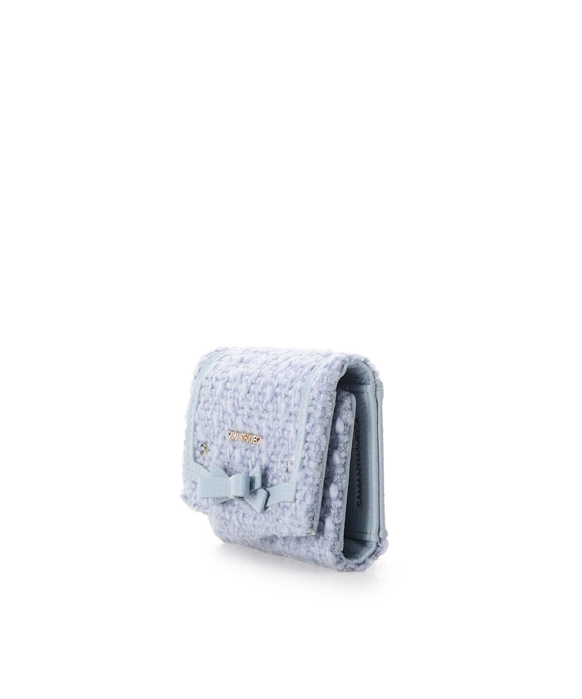 Samantha Vega「ソリッドリボンツイードキーケース」|キーケース|