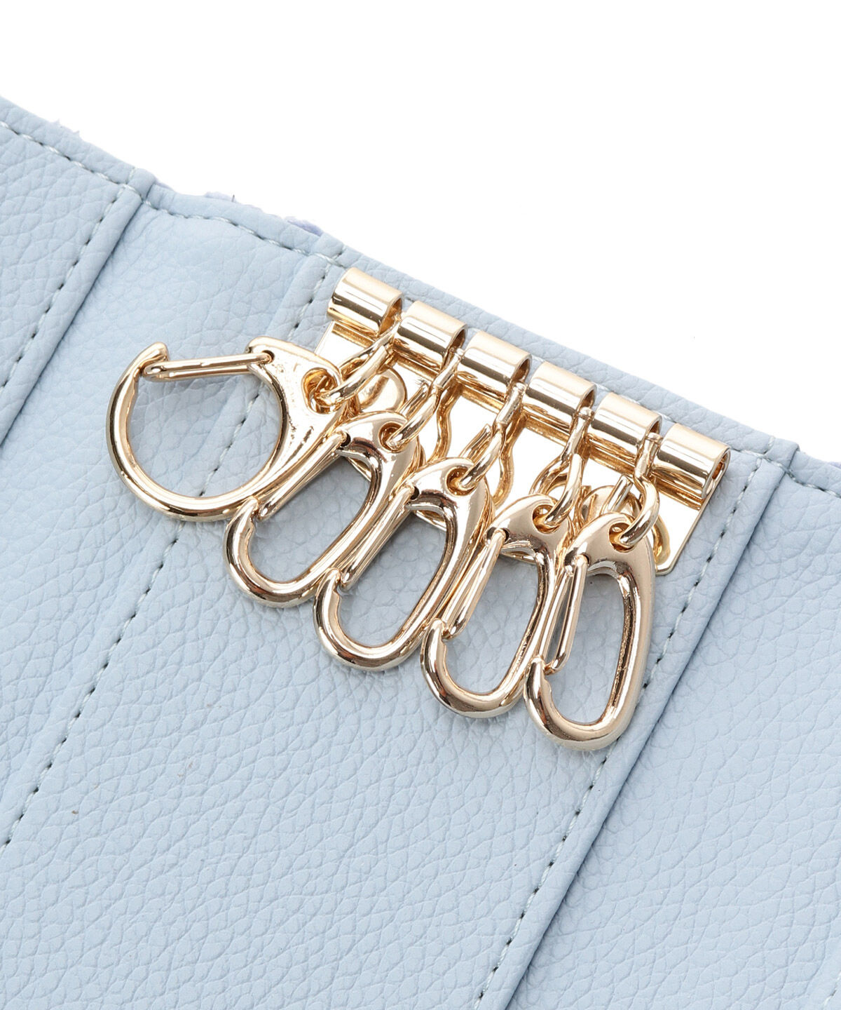 Samantha Vega「ソリッドリボンツイードキーケース」|キーケース|