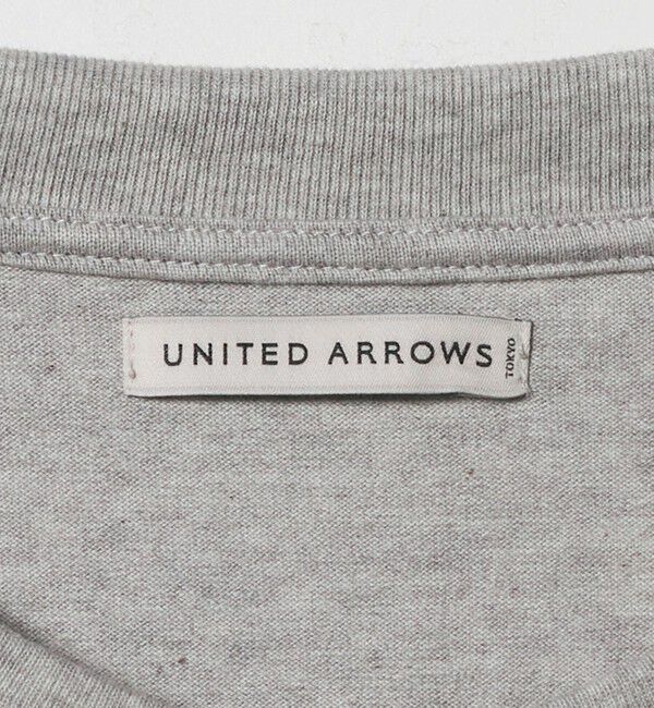 UNITED ARROWS「SARROWS オーガニックコットン クルーネック ロングスリーブ Tシャツ」|Tシャツ・カットソー|