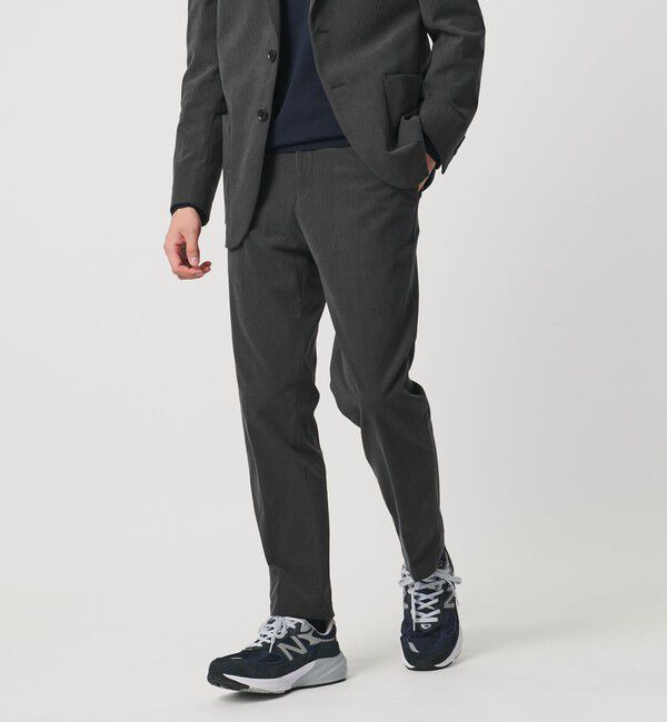 UNITED ARROWS「ライト コーデュロイ ノープリーツパンツ UA COZY ウォッシャブル ヨコストレッチ」|スーツ|