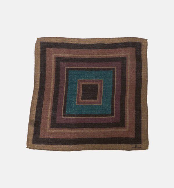 UNITED ARROWS「＜molteni＞スクエアプリント ポケットチーフ」|ハンカチ|