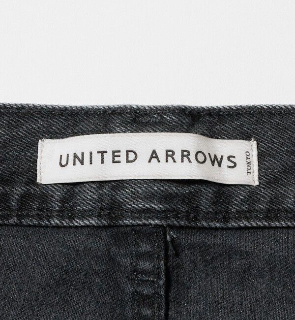 UNITED ARROWS「ブラック&times;ブラック デニム ロデオストレート」|デニム|
