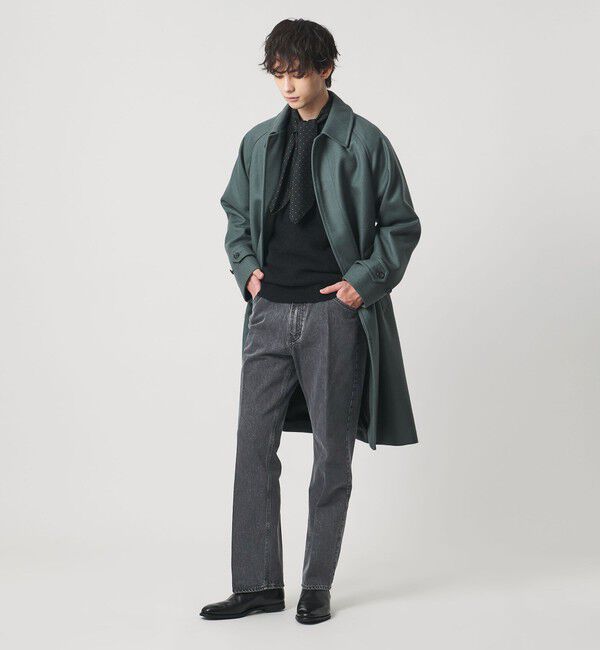 UNITED ARROWS「ブラック&times;ブラック デニム ロデオストレート」|デニム|