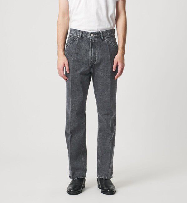 UNITED ARROWS「ブラック&times;ブラック デニム ロデオストレート」|デニム|