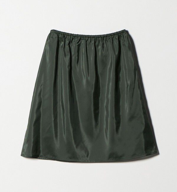 UNITED ARROWS「アセテートポリエステル ベイカースカート」|タイト|